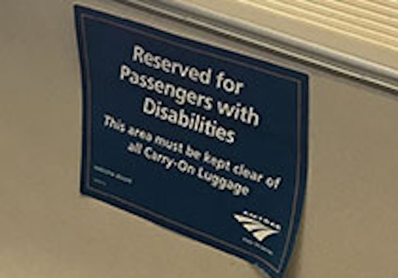 Illustration for article titled This Sure Looks Like Reince Priebus Taking a Seat Reserved for Disabled Passengers